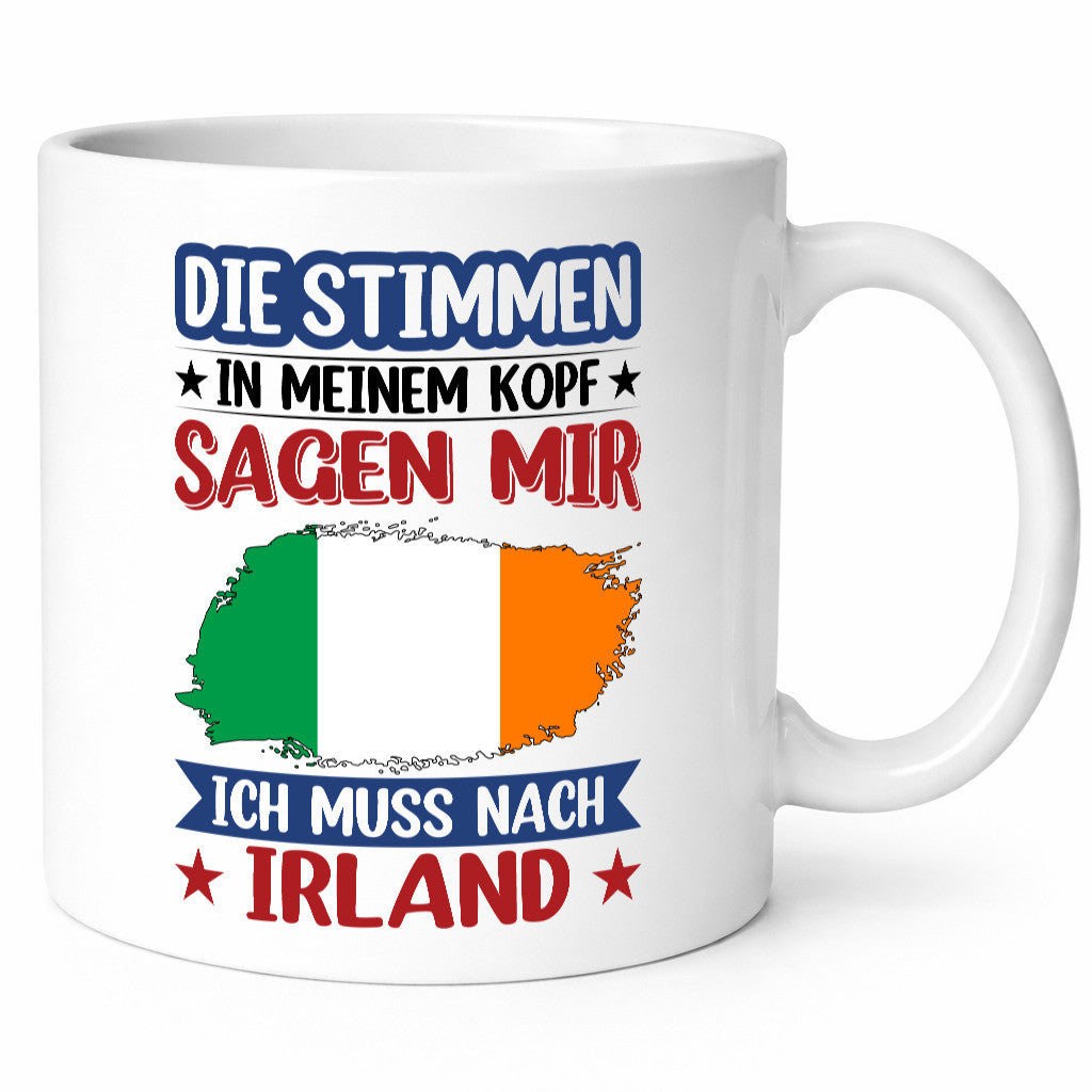 Irland | Urlaub Stimmen in meinem Kopf Traumland Geschenk Humor Geschenkidee