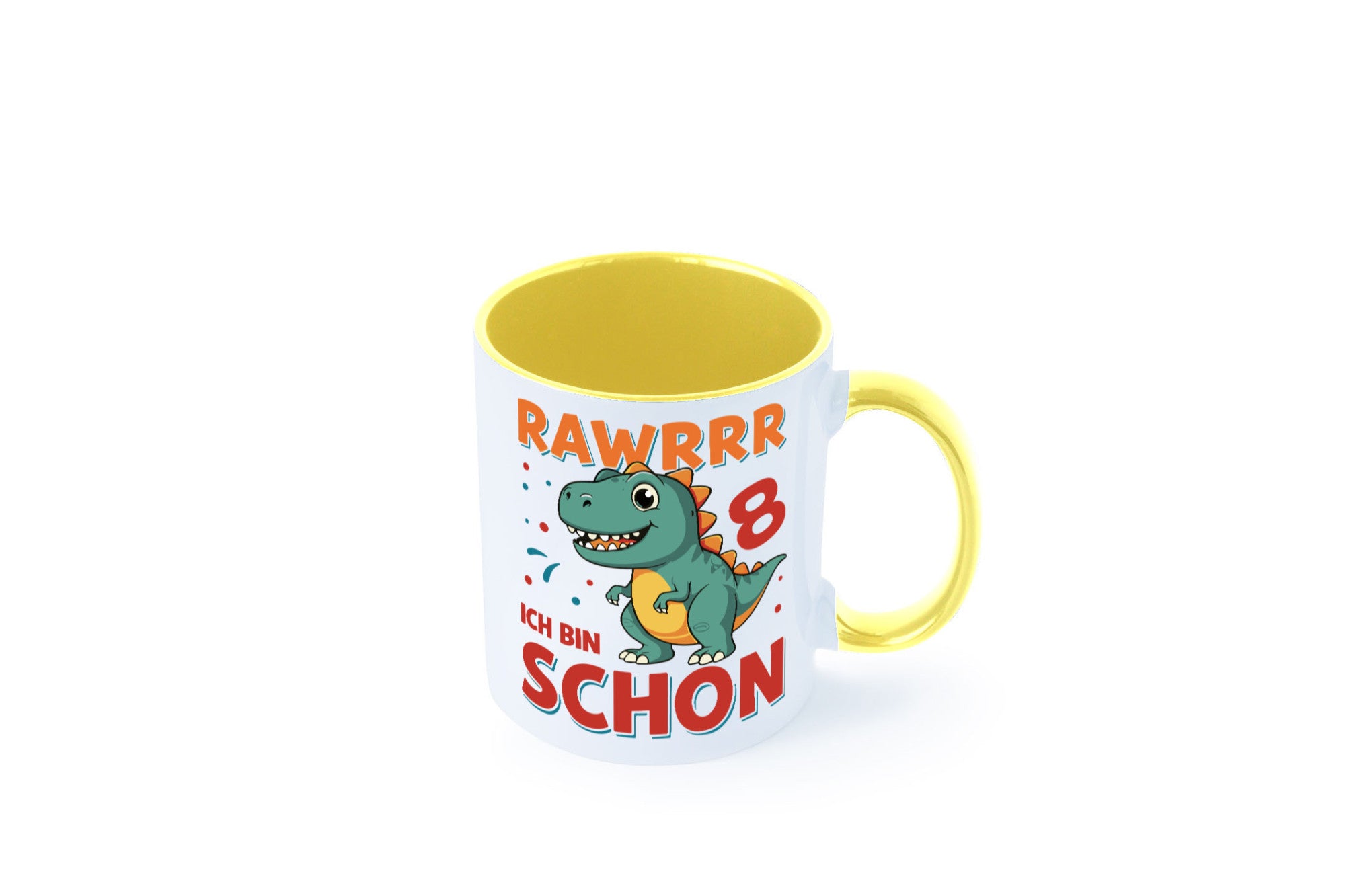 8. Geburtstag | 8 Jahre Raw ich bin schon T-Rex Geschenk Geschenkidee lustiger