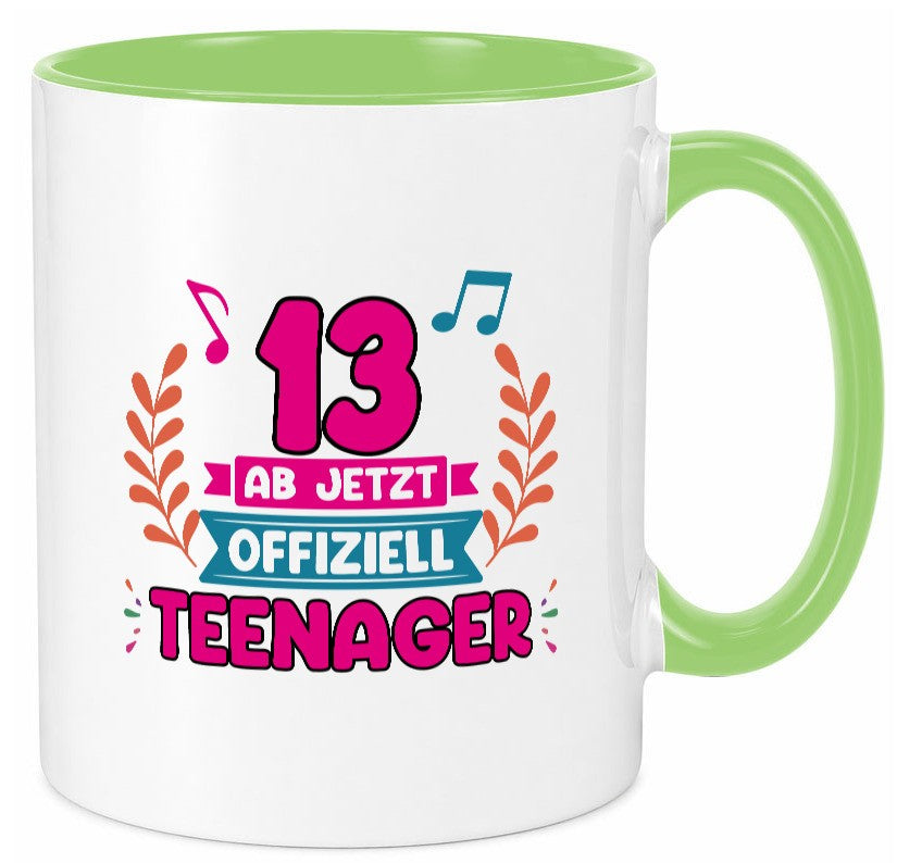 13. Geburtstag | Mädchen Tasse Teenager Spruch vl10 Geschenkidee Humor
