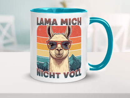 Lama mich nicht voll | Alpaka Kamel Retro lustig Humor Geschenkidee Geschenk