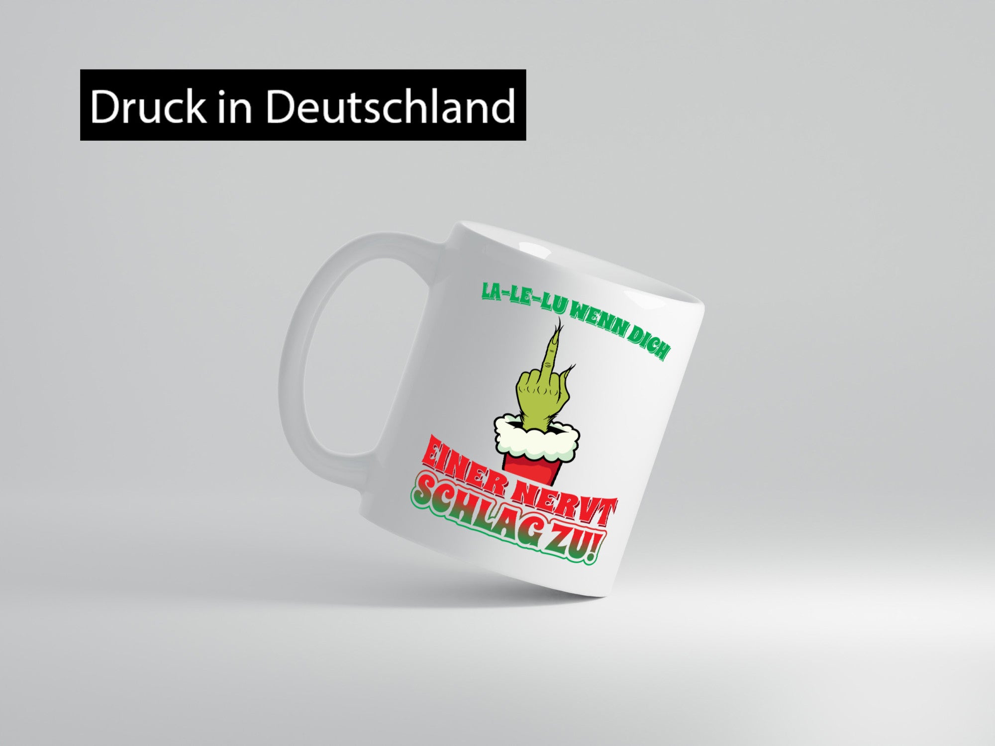 La Le Lu | Weihnachten Weihnachtsmuffel Lichter vl11 Humor Geschenkidee Tasse