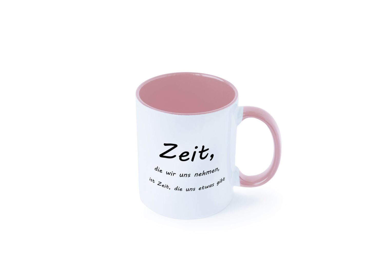 Zeit die wir uns nehmen ist etwas gibt Humor Geschenkidee Tasse