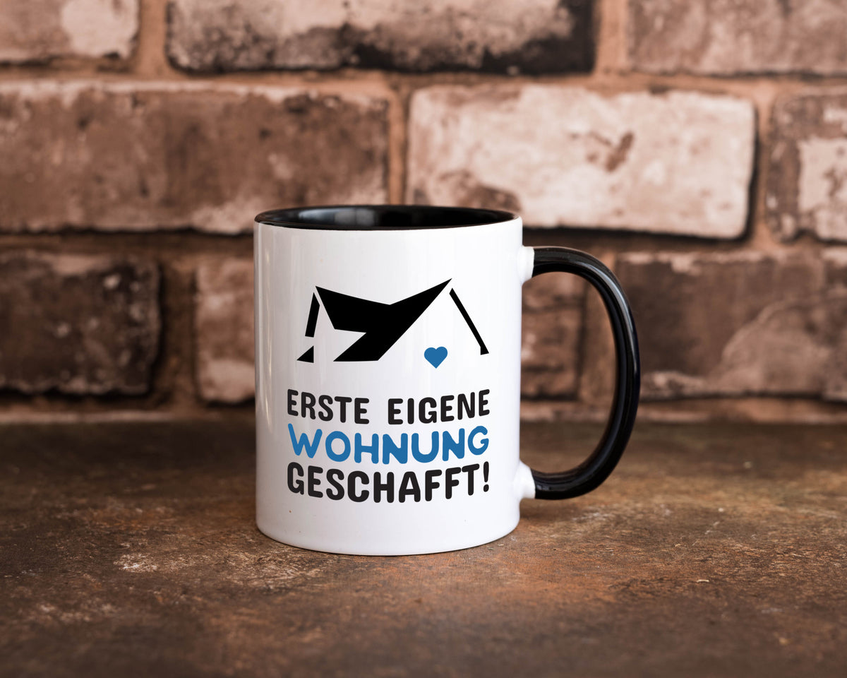 Erste eigene Wohnung | Umzug Tasse Eigenheim Auszug Geschenk Humor Geschenkidee