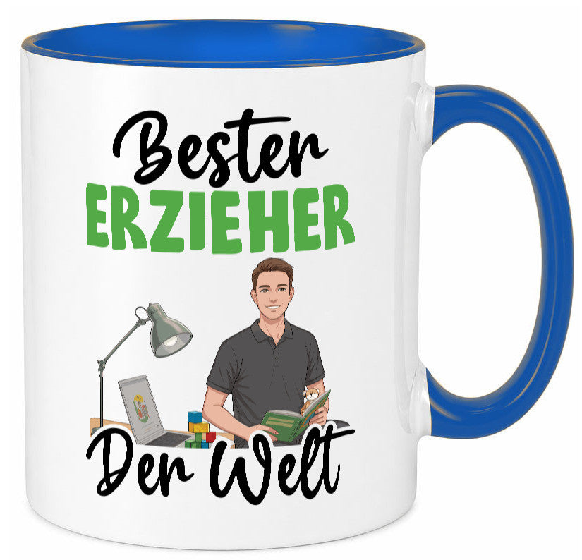 Bester Erzieher | Pädagoge Schule v2 Geschenk Humor Geschenkidee lustiger