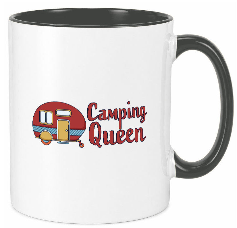 Camping Queen | Wohnanhänger Geschenk Humor Geschenkidee lustiger Spruch Tasse