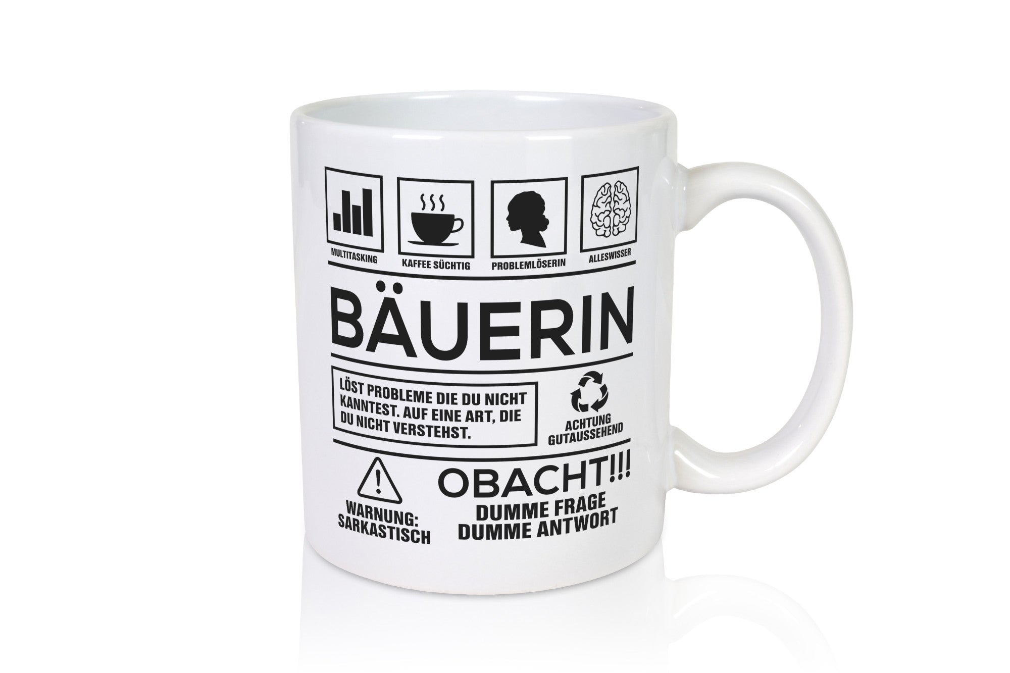 Achtung Probleme Bäuerin | Bauernhof Landwirtschaft Geschenk Humor Geschenkidee