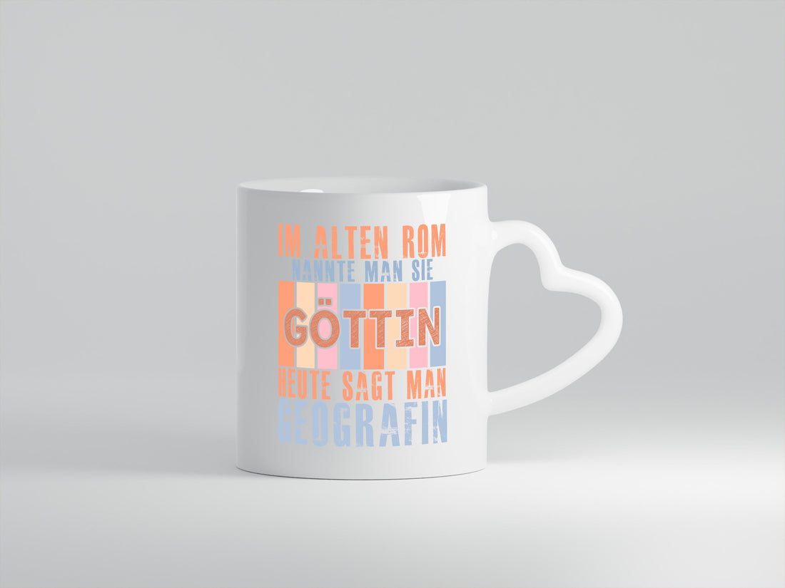 Heute sagt man: Geografin | Geografie lustig Humor Geschenkidee Geschenk Tasse