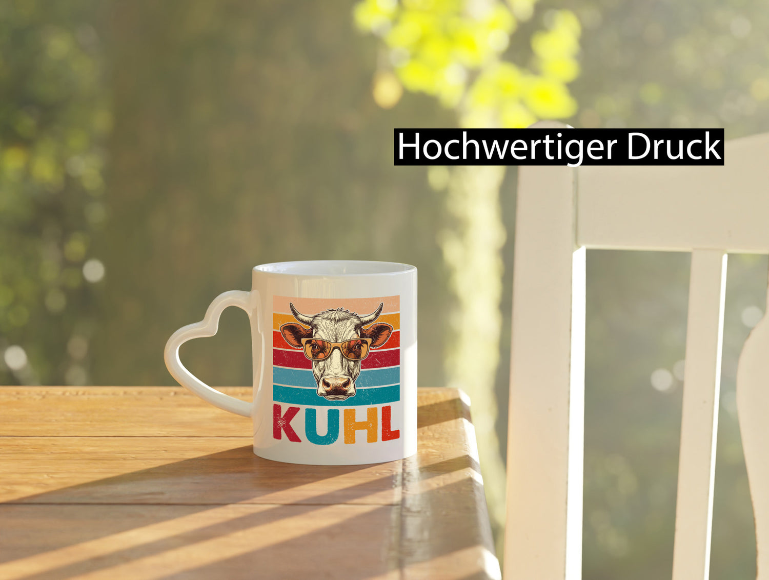 Kuhl | Kuh mit Sonnenbrille Coole v2 lustig Humor Geschenkidee Geschenk Tasse