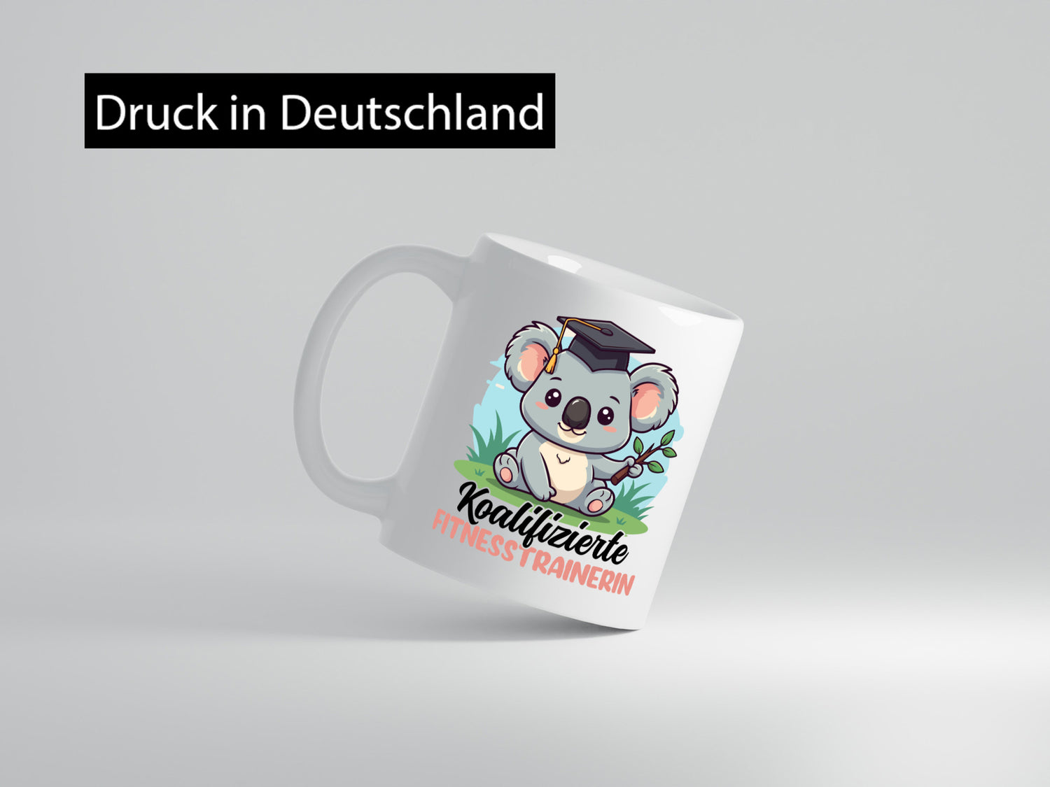 Koalifizierte Fitnesstrainerin | Trainerin Sport v2 Geschenkidee Humor Tasse
