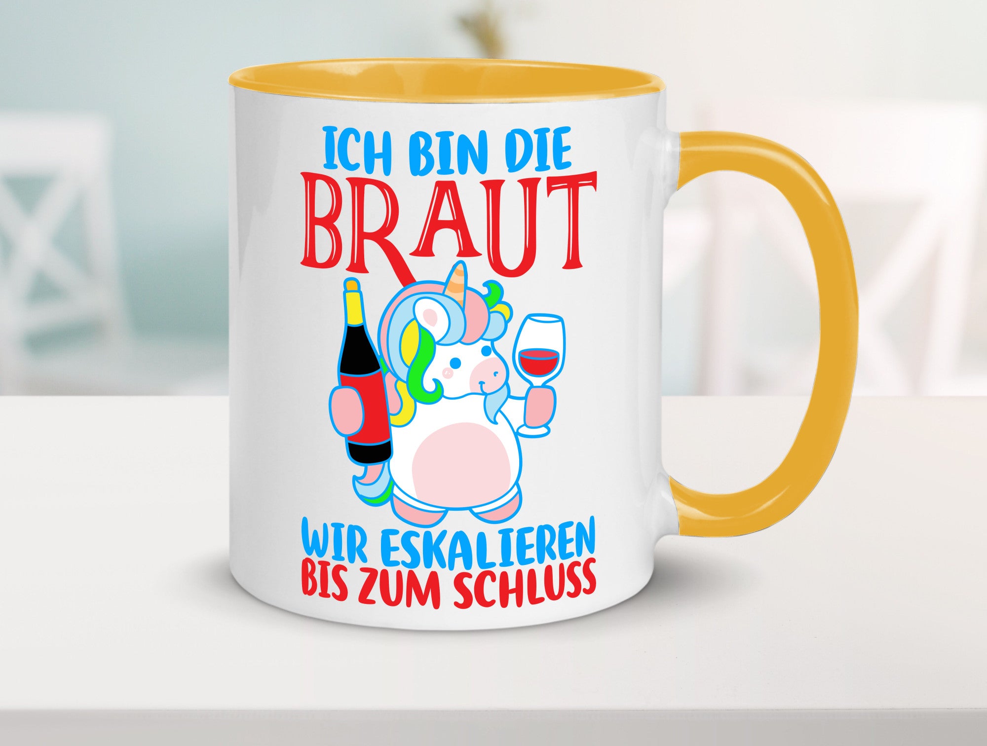 Junggesellinnenabschied | JGA Braut Einhorn Eskalation v2 lustig Humor