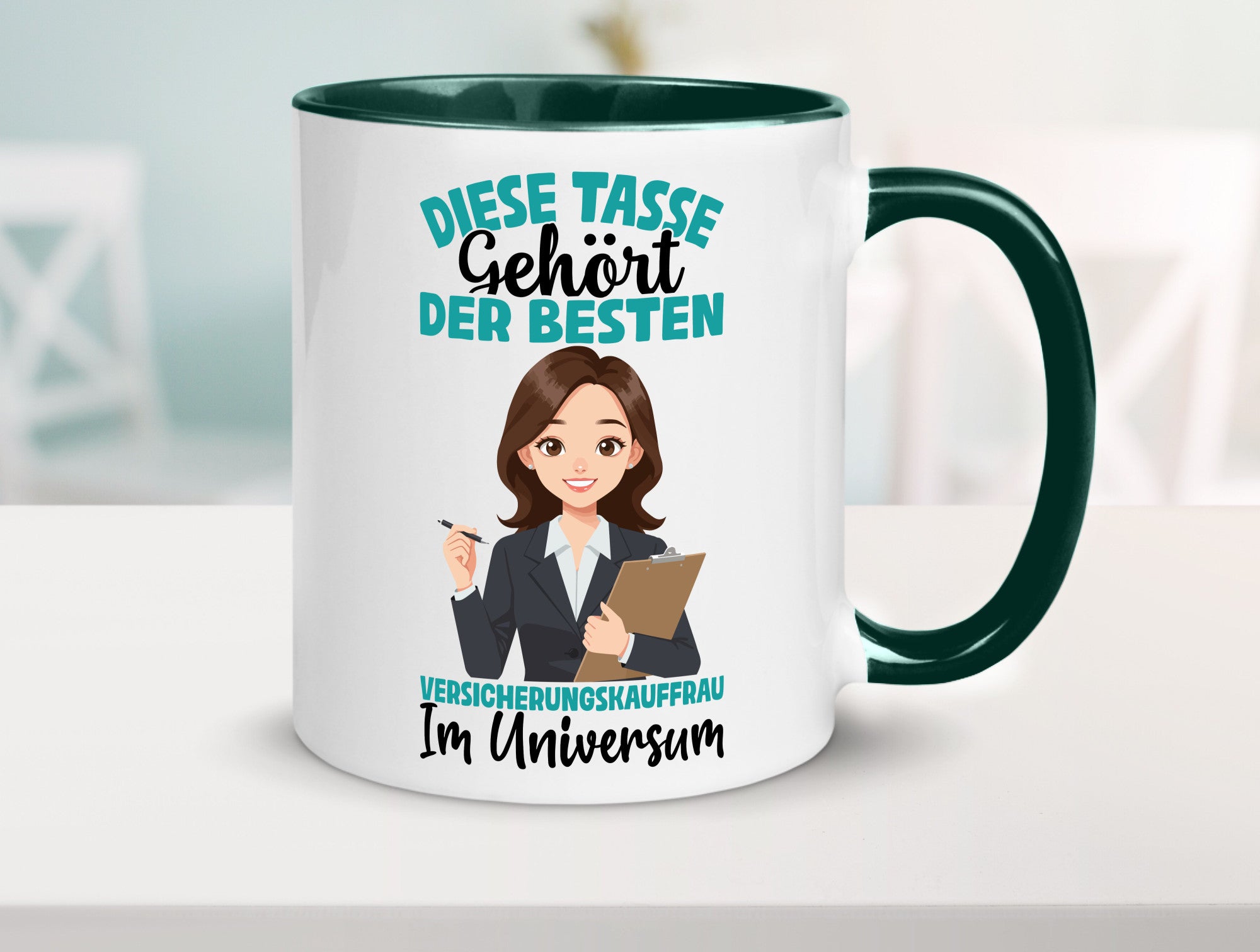 Im Universum: Versicherungskauffrau | Kauffrau lustig Humor Geschenkidee