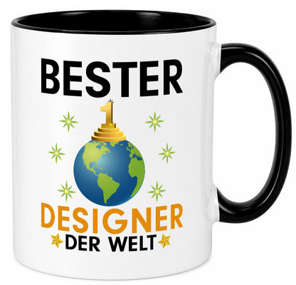 Welt Bester Designer Beruf | Mode Geschenk Arbeit Kollegen Büro lustiger Spruch