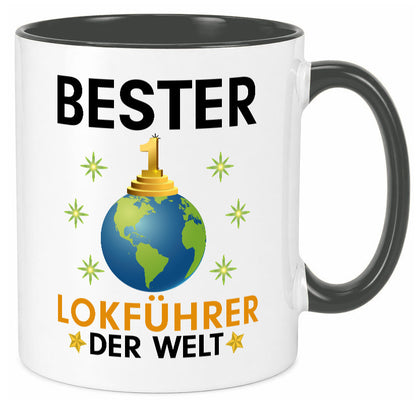 Welt Bester Lokführer | Zug Beruf Humor Arbeit Kollegen Büro Geschenkidee Tasse