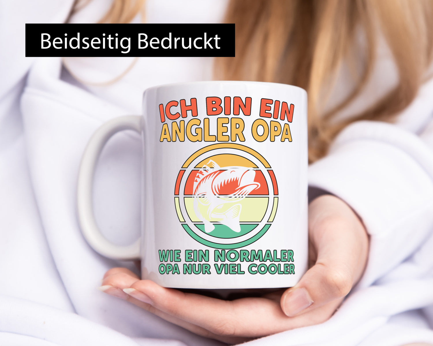 Angler Opa, wie normal, nur cooler | Fisch Geschenk Familie Geschenkidee