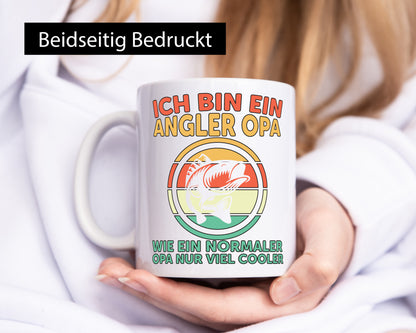 Angler Opa, wie normal, nur cooler | Fisch Geschenk Familie Geschenkidee