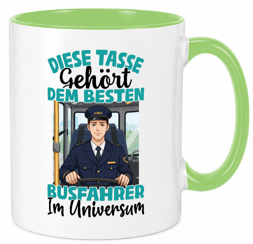 Im Universum: Busfahrer | Berufsfahrer Fahrer lustig Arbeit Kollegen Büro Tasse