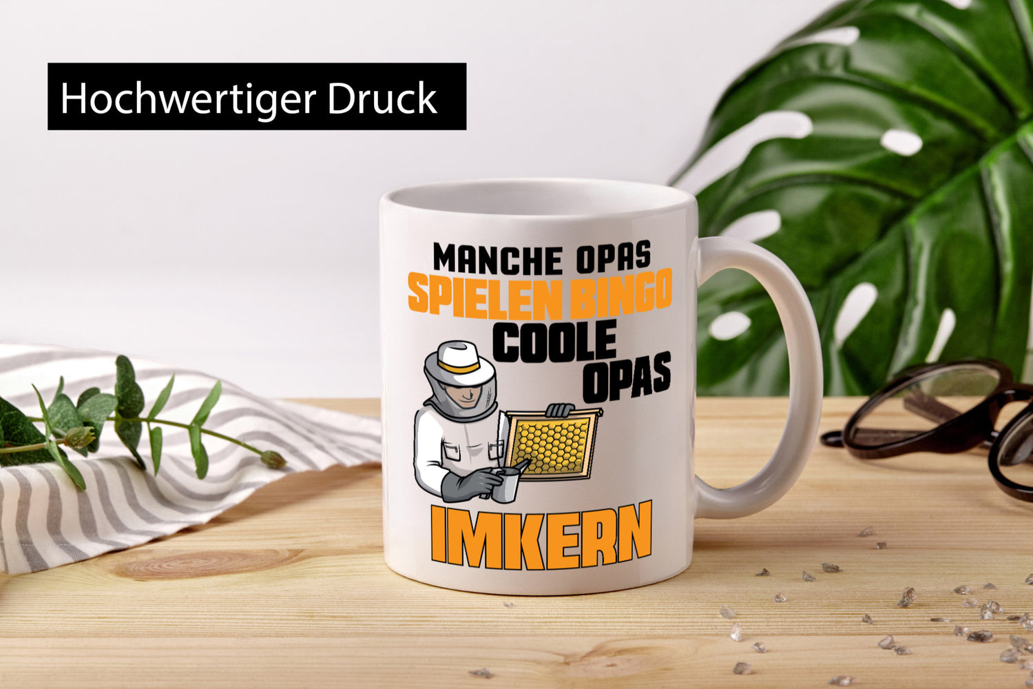 Opas spielen Bingo, coole imkern | Opa Imker | Honig lustige Familie Geschenkidee