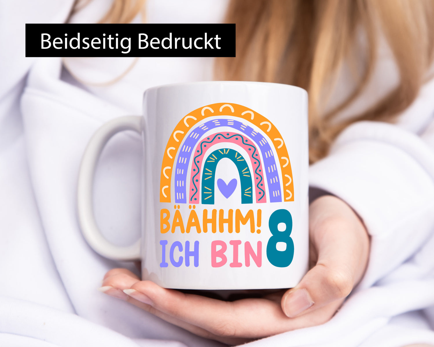 8. Geburtstag | 8 Jahre Regenbogen Bääm Mädchen Geschenk Geschenkidee lustiger