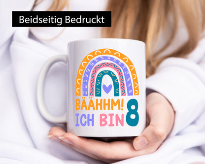 8. Geburtstag | 8 Jahre Regenbogen Bääm Mädchen Geschenk Geschenkidee lustiger