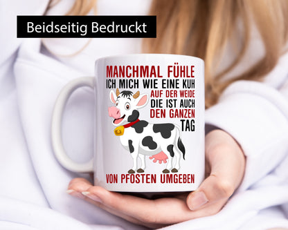 Von Pfosten umgeben | Kollege Kollegin Männer lustiger Spruch Geschenk Arbeit