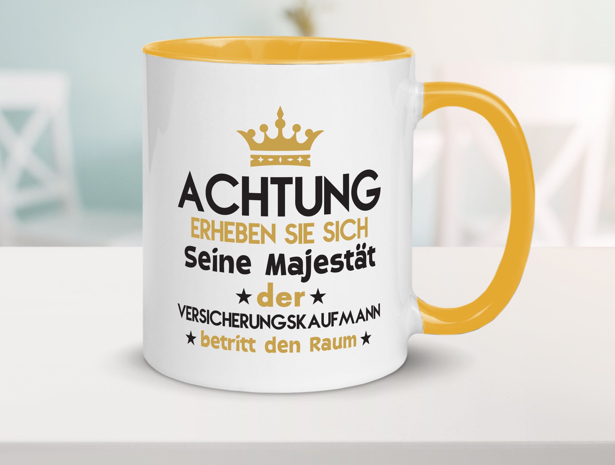 Seine Majestät Versicherungskaufmann | Kaufmann Geschenkidee Humor Tasse