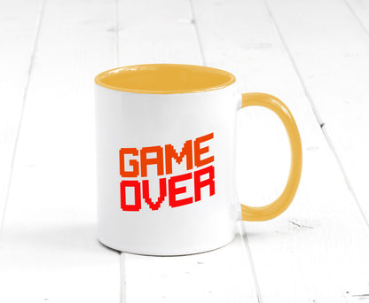 Game Over | Gamer Zocker Retro PC Nerd Pixel Geschenkidee Humor Tasse