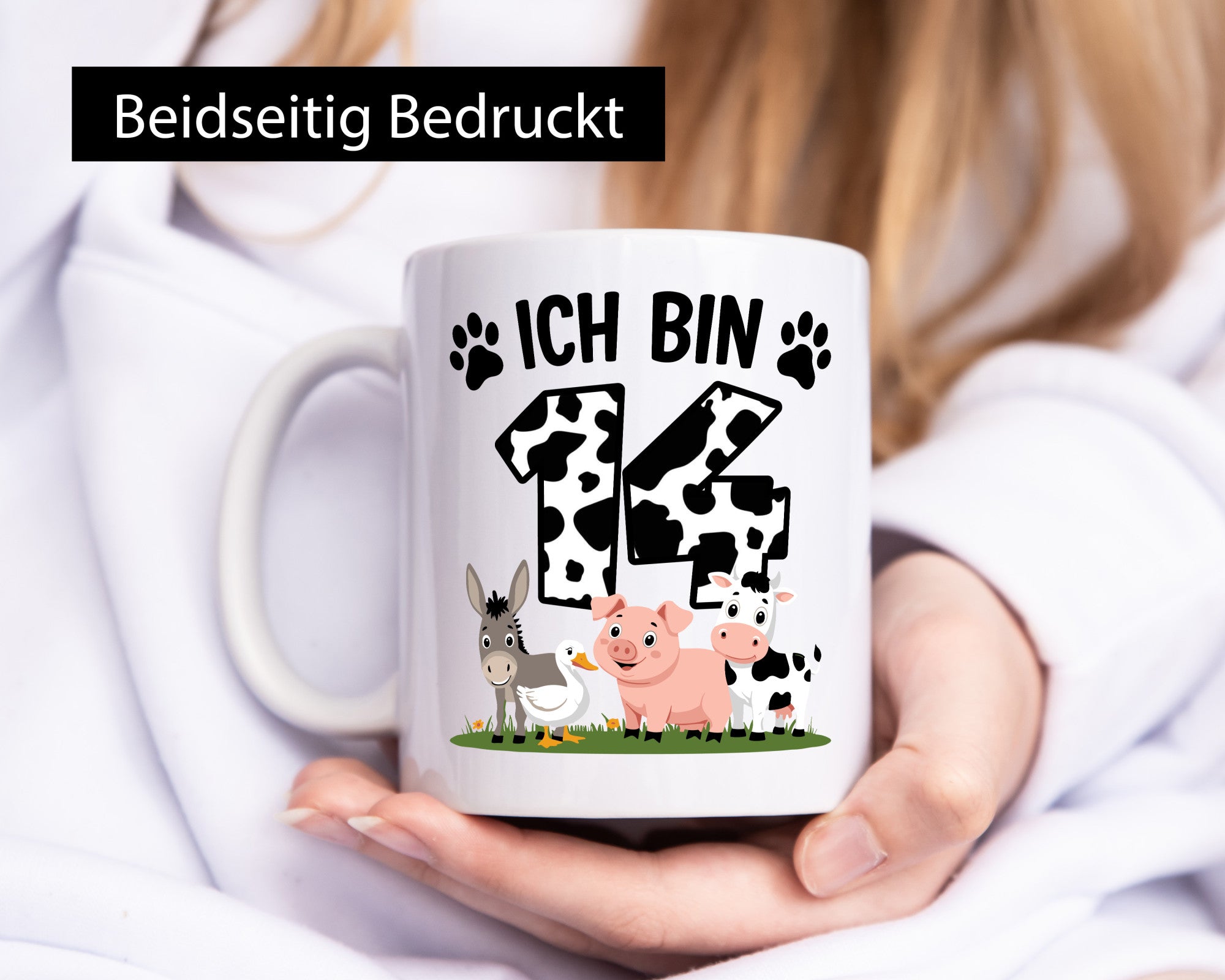 14 Geburtstag | Jahre Farmer Kind Humor Geschenkidee Tasse