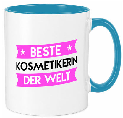 Beste Kosmetikerin | Kosmetik Stylistin Visagistin Geschenkidee Humor Tasse