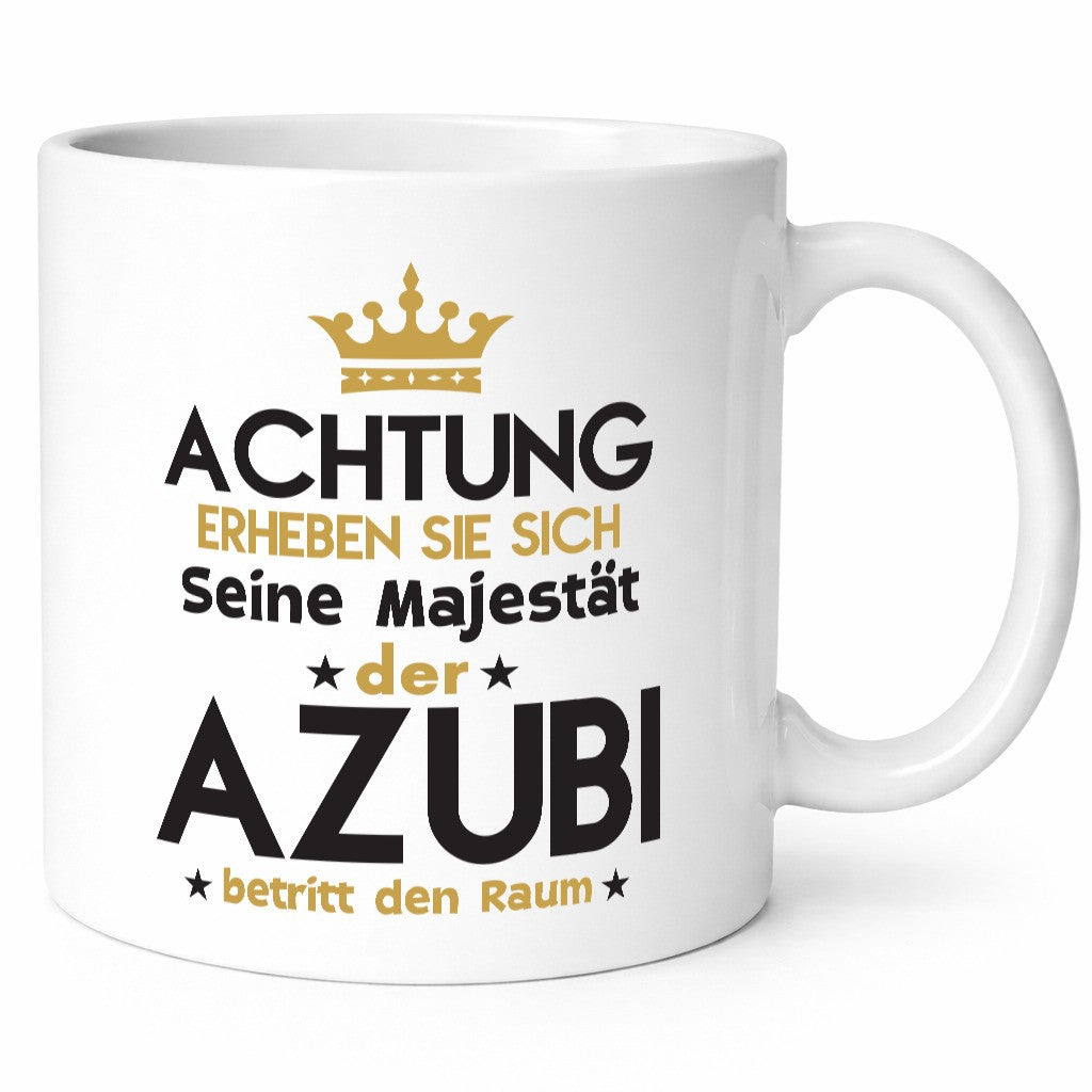 Seine Majestät Azubi | Ausbildung Lehre Lehrling lustiger Spruch Geschenk Humor Tasse