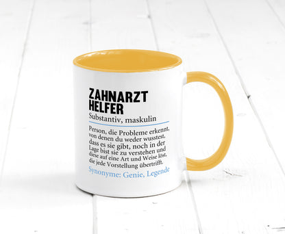 Zahnarzthelfer | Spruch Humor Zahnmedizin Geschenkidee Tasse