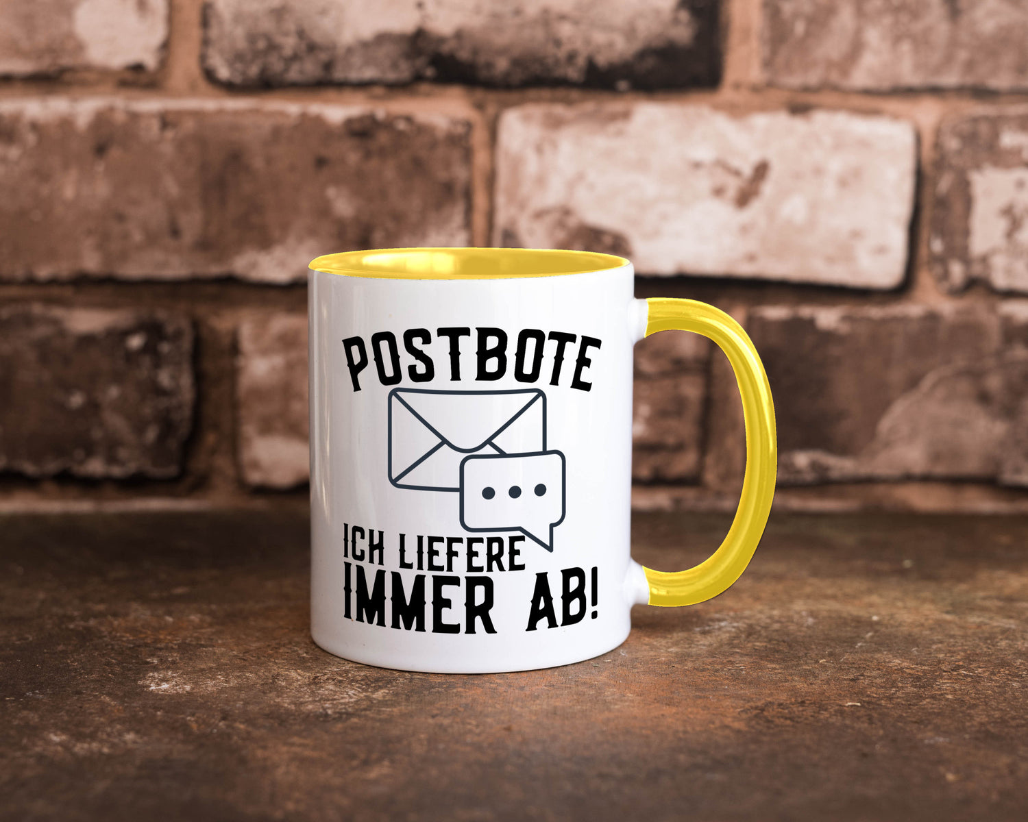 Ich liefere immer ab | Postbote Brief Zusteller Kurier Geschenk Humor