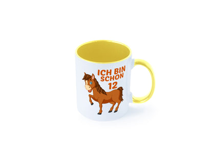 12. Geburtstag | Ich bin schon 12 Pferde Pony Geschenkidee Humor Tasse