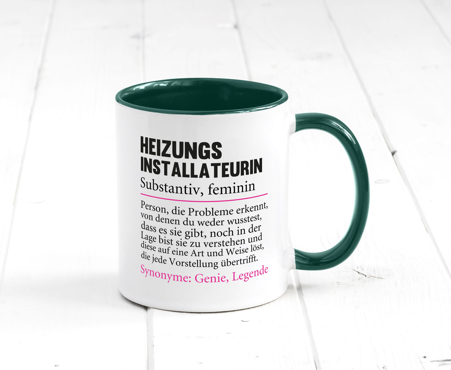Heizungsinstallateurin | Beruf Spruch Heizung Geschenkidee Arbeit Kollegen Büro