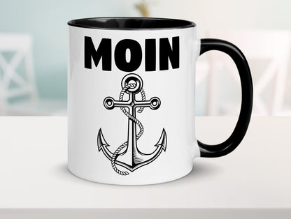 Moin Anker | Norddeutschland Tasse Norddeutscher Humor Geschenkidee