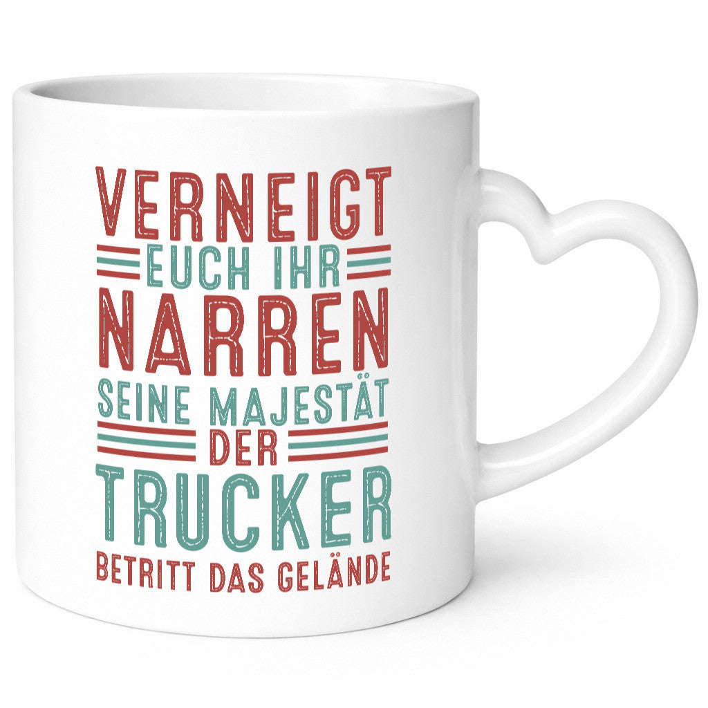 Verneigt euch: Trucker | LKW Fahrer Beruf Geschenkidee Arbeit Kollegen Büro