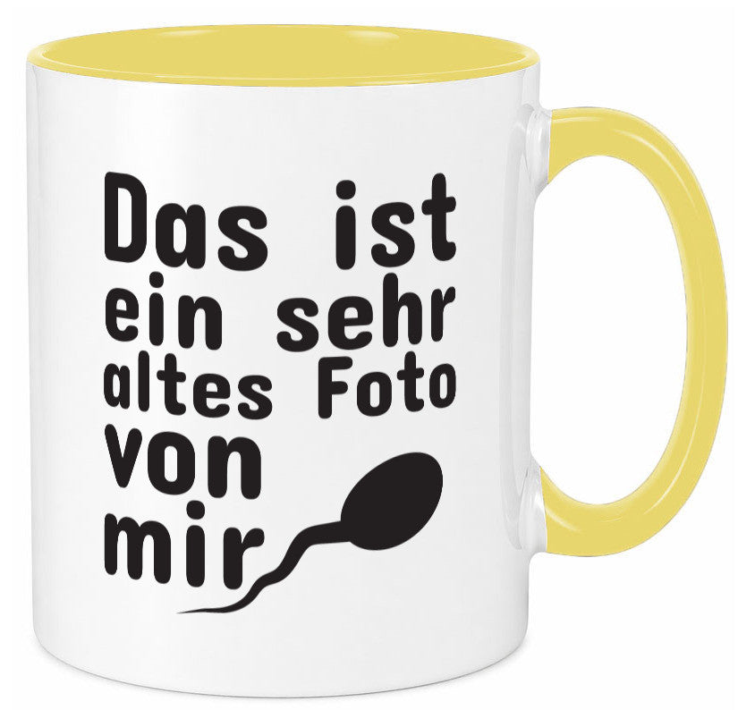 Sehr altes Foto von mir | lustige Tasse Männer Humor Geschenk Geschenkidee