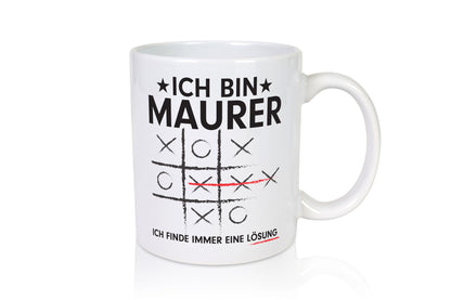 Löse Probleme: Maurer | Bau Handwerker Geschenk Humor Geschenkidee lustiger
