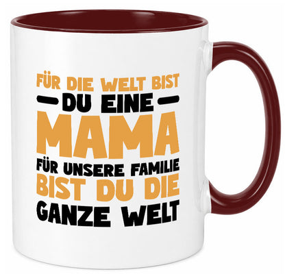Beste mama der Welt vl8 lustig Familie Geschenkidee Geschenk Tasse
