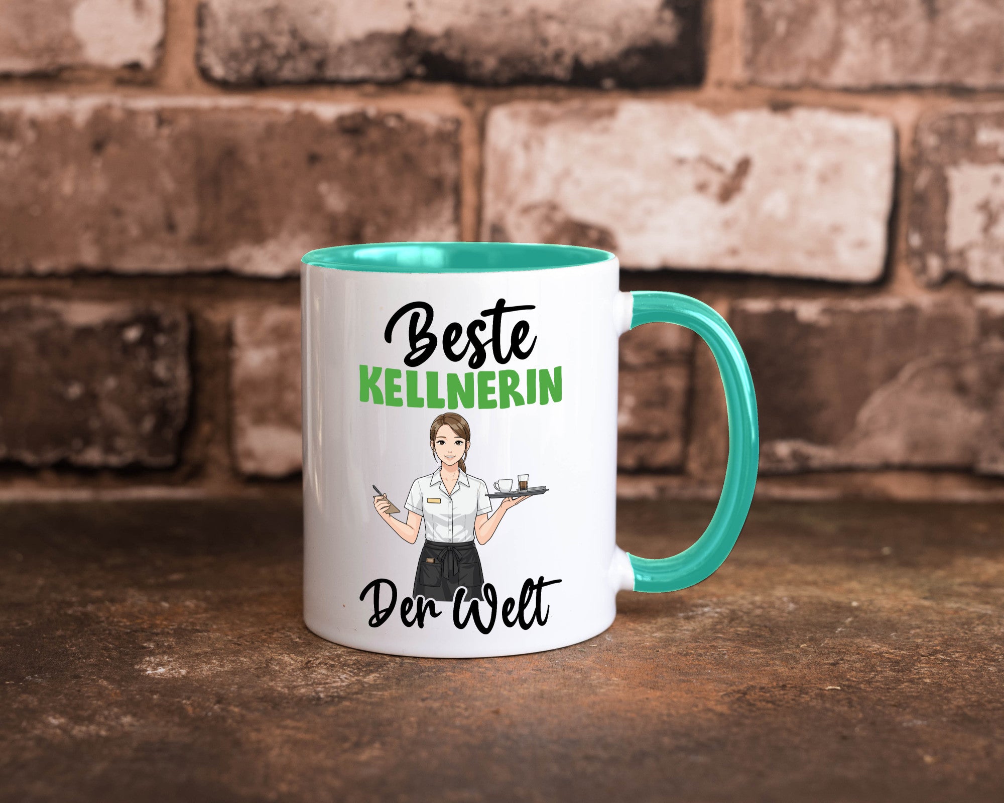 Beste Kellnerin | Beruf kellnern Bedienung v2 Humor Arbeit Kollegen Büro