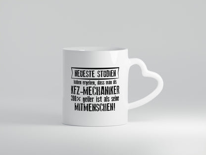 Neuste Studien: KFZ-Mechaniker | Werkstatt Mechaniker Geschenkidee Humor Tasse