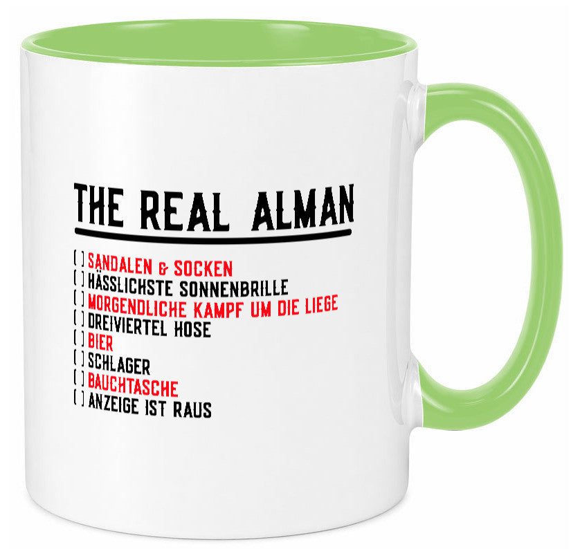 The Real Alman | Echte Deutsche Deutschland Stereotyp Geschenk Humor Tasse