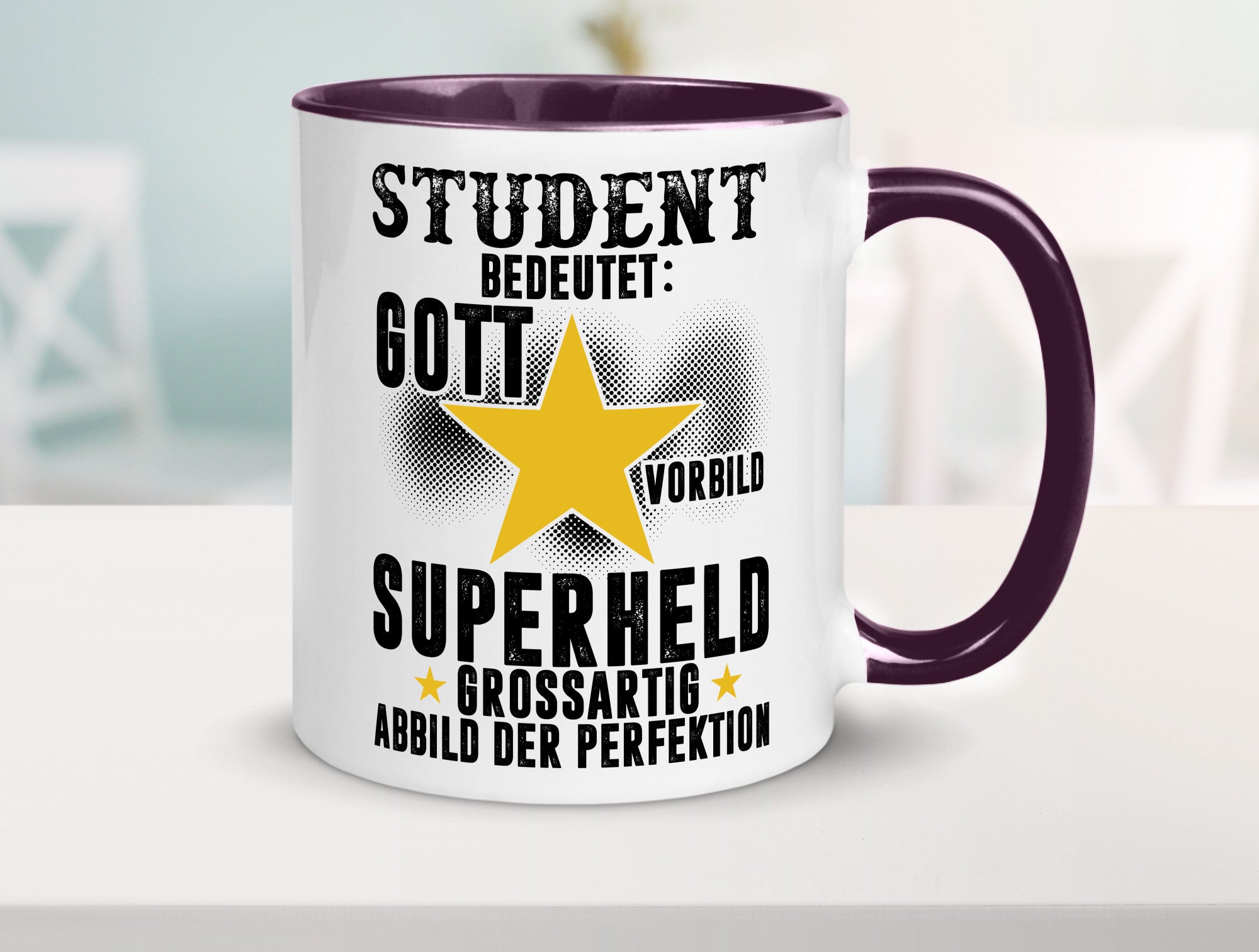 Bedeutung von Student | Universität Uni Studium Geschenkidee Humor Tasse
