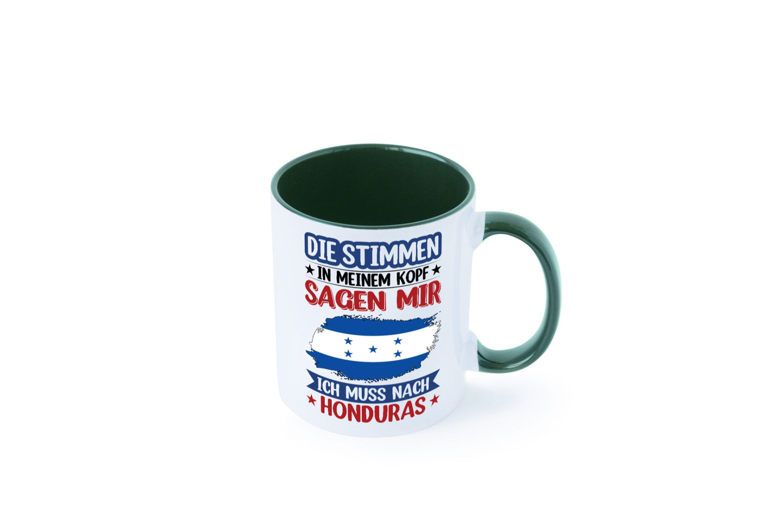 Honduras | Urlaub Stimmen in meinem Kopf Traumland Geschenkidee Humor Tasse