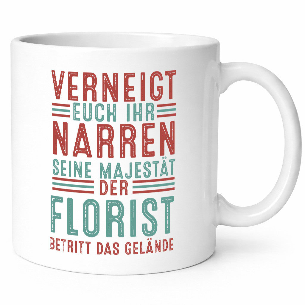 Verneigt euch: Florist | Blumen Verkäufer v2 Geschenk Humor Geschenkidee