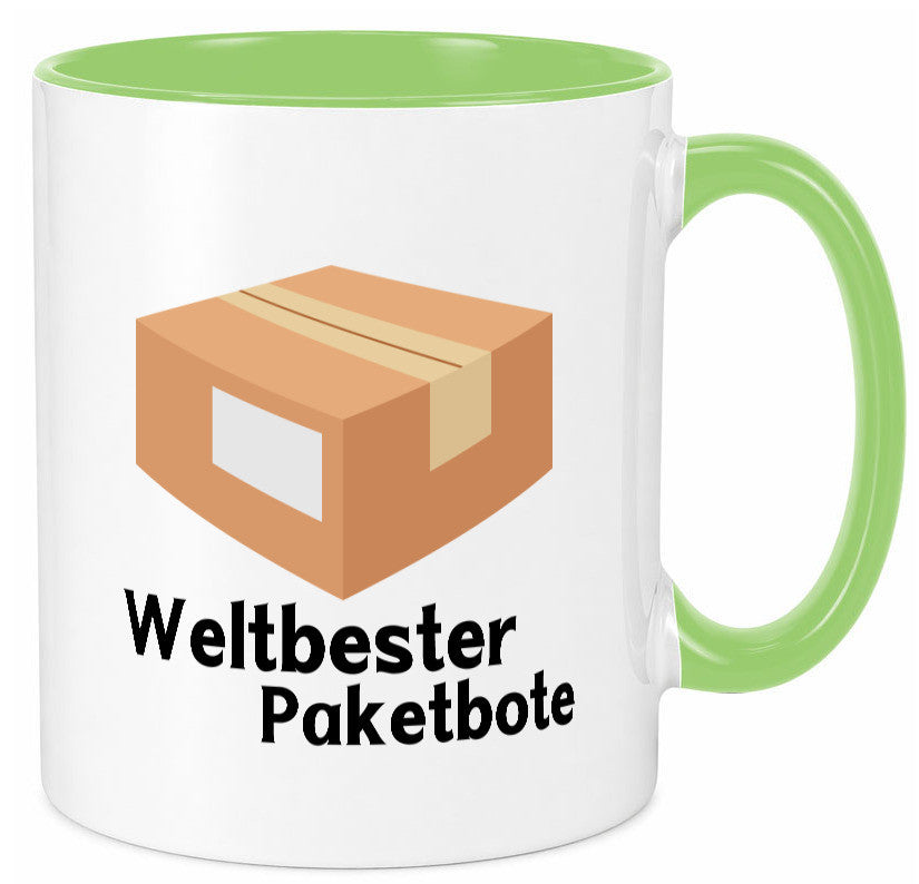 Weltbester Postbote | Paketlieferant lustiger Spruch Geschenk Humor Tasse