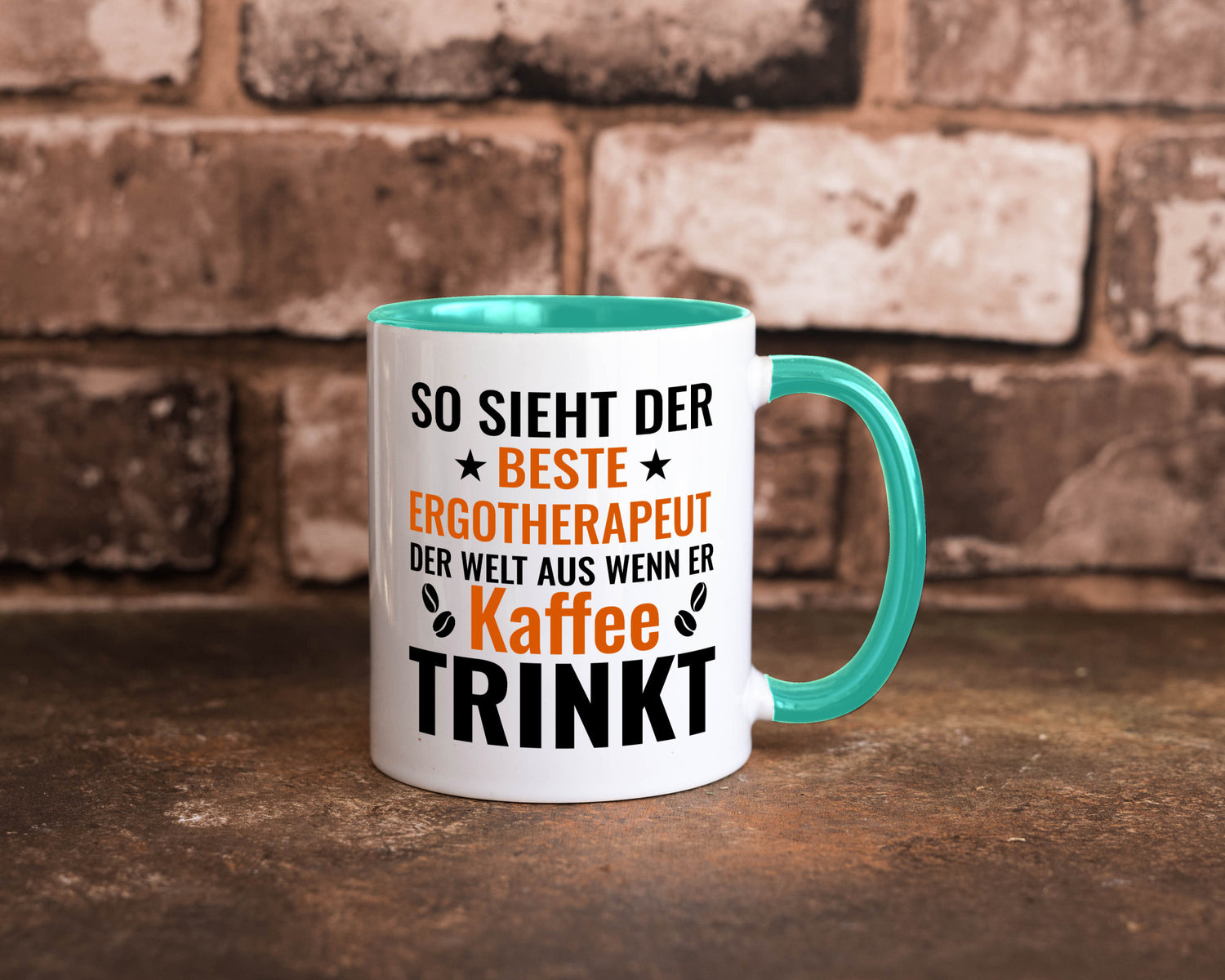Kaffee trinkt: Ergotherapeut | Ergotherapie lustig Humor Geschenkidee Geschenk