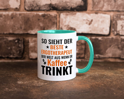 Kaffee trinkt: Ergotherapeut | Ergotherapie lustig Humor Geschenkidee Geschenk