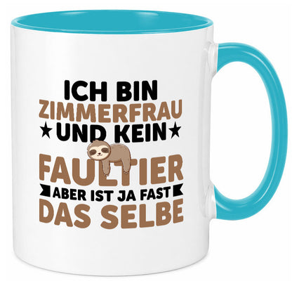 Ich bin kein Faultier: Zimmerfrau| Holzbau | Handwerkerin v2 Geschenk