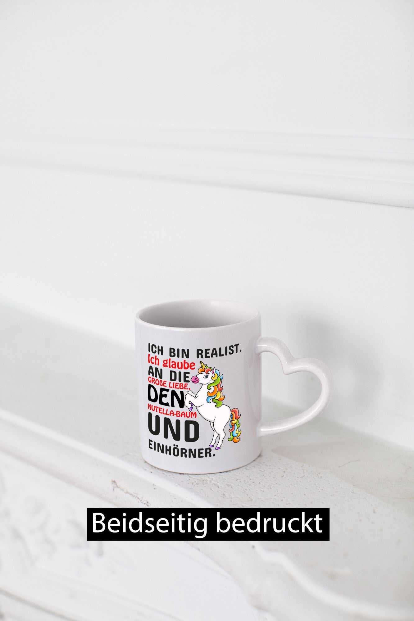 Ich bin Realist | Spruchtasse Einhorn Mädchen lustiger Spruch Geschenk Humor