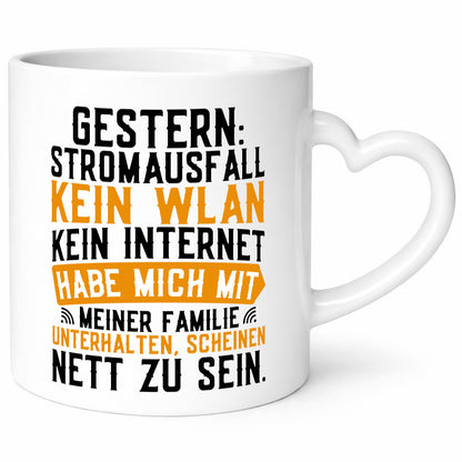 Stromausfall | Hab meine Familie kennengelernt lustig Geschenkidee Geschenk